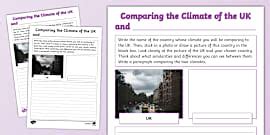 Comparing Climate Zones Worksheet