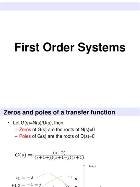 Image result for First Order System