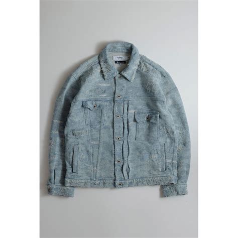 FDMTL DENIM JACKET 8YR WASH | MAROON WEBSTORE
