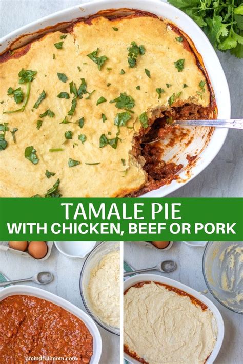 Tamale Pie is a hearty casserole made with chili seasoned meat and ...