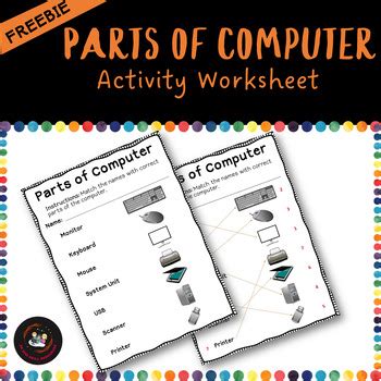 Rezultat imagine pentru Computer Parts Worksheet
