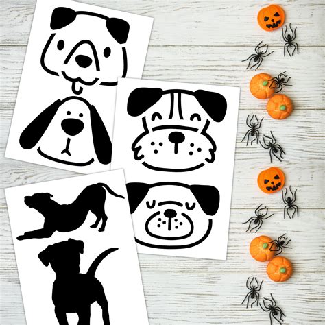 Pumpkin Stencil Printable Dog - Printable Stencils
