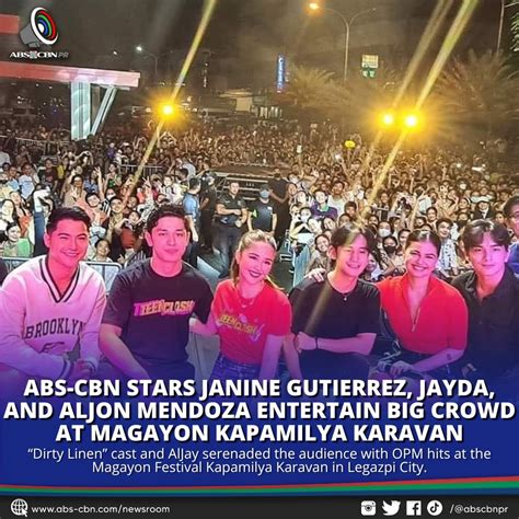 ABS-CBN stars Janine Gutierrez, Jayda, and Aljon Mendoza entertain big ...