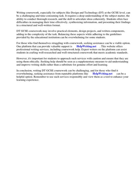 Image result for GCSE Coursework Examples W5