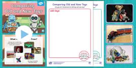 Sorting Old and New Toys Activity (teacher made) - Twinkl