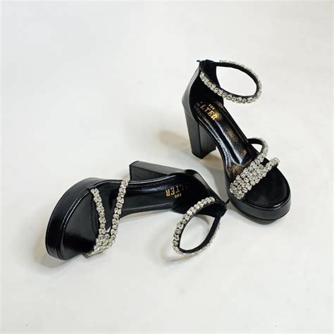 Aria Embellished Block Heels – THE ALTER