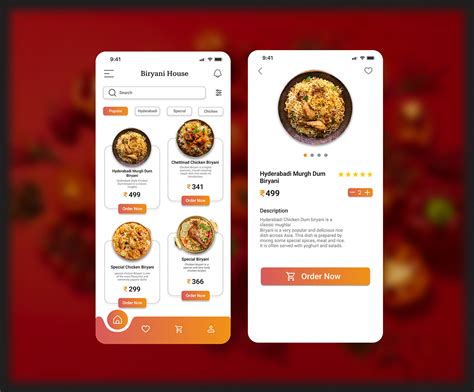 Image result for Restaurant Order App UI