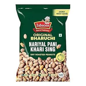 Jabsons Coconut Gluten Free Nariyal Pani Khari Sing Water Roasted ...