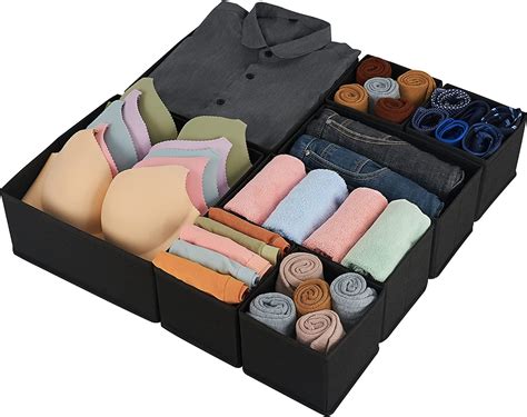 Foldable Cloth Storage Box Drawer Organizer Containers Set of 8 – House ...