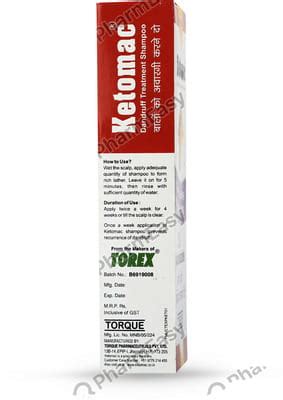 Buy KETOMAC 2% SHAMPOO 110ML Online & Get Upto 60% OFF at PharmEasy