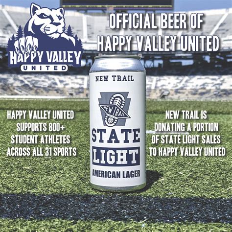 New Trail Brewing Company State Light Penn State - Breweries in PA