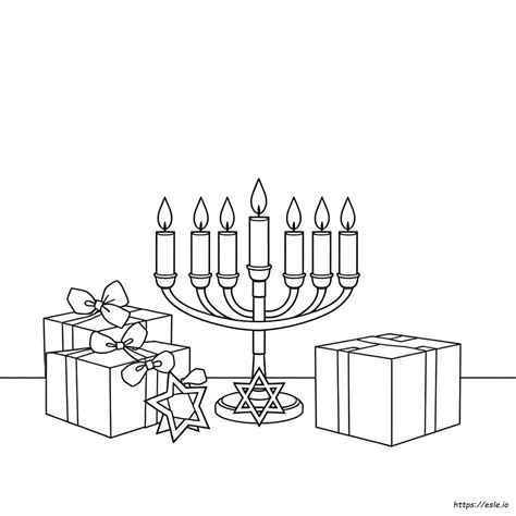 Chanukah Coloring Pages Printable