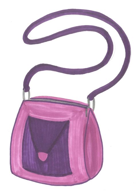 Fashionable and Fun: Girl Purse Cliparts for Your Design Projects