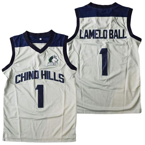 Lamelo Ball #1 Chino Hills High School Basketball Jersey - Malcom Terry