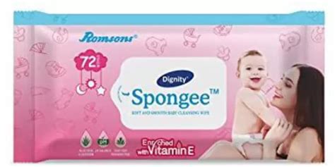 Romsons – Dignity Spongee Baby Wipes