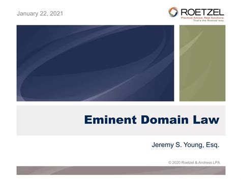 Eminent Domain Law | PPT