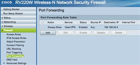 Port-Forwarding Example Using Wan 的图像结果