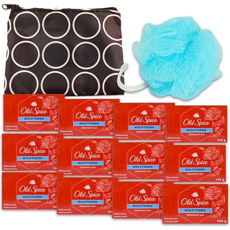 Amazon.com: Old Spice Bar Soap Pack - Wolfthorn Bar Soap 12 Pack Bundle ...
