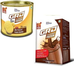 GRD Milk protein biscuits 250g & Chocolate Whey protein powder ...