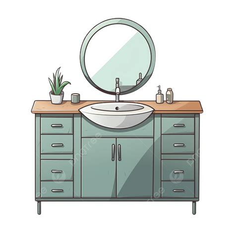 Clean Bathroom Sink Clip Art