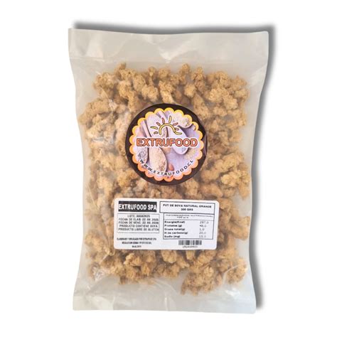 Proteína Vegetal de Soya Grande 300gr (Carne de Soya) - Sin Gluten - E
