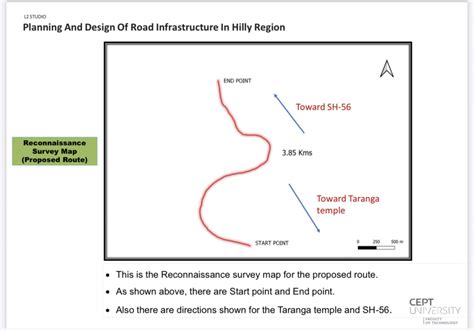Planning and designing of road infrastructure in hilly r | CEPT - Portfolio