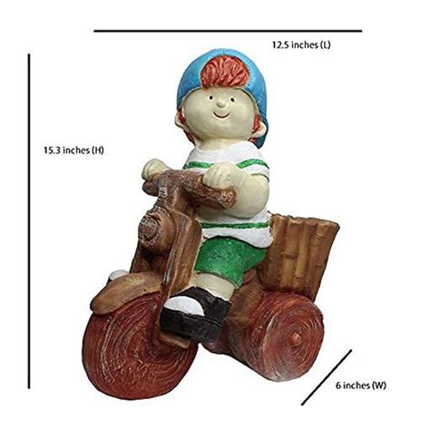 Buy Boy on Cycle in Pink pot for Home & Garden,Light Green Online ...