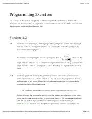 Java Programming Exercises Chapter 4 的图像结果