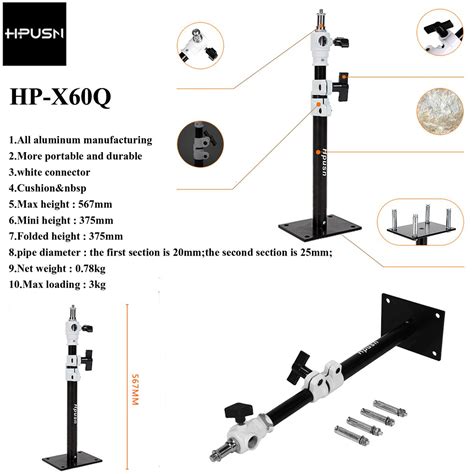 Hpusn HP-X60 Holder Studio Mount - Zoom Photo Pro