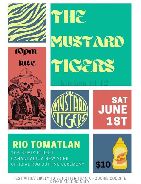 Modelos & Mustard, Rio Tomatlan, Canandaigua, 2 June 2024 | AllEvents.in
