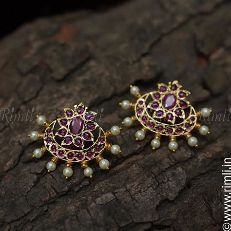 Regal Anjali Chandbali Earrings | Silver Elegance for Women