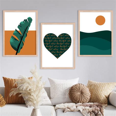 Modern Nature Inspired Art Framed Wall Posters with Frame – Kotart