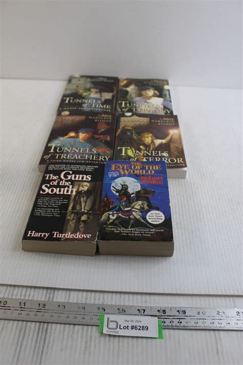 (6) Books - Tunnels of ..., The Guns of the South, The Eye of the World