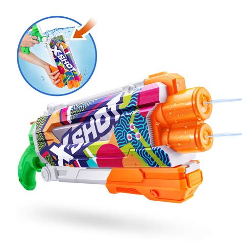 X-Shot Water Fast-Fill Skins Pump Action Water Blaster Ripple Water Camo by ZURU XShot Watergun ...