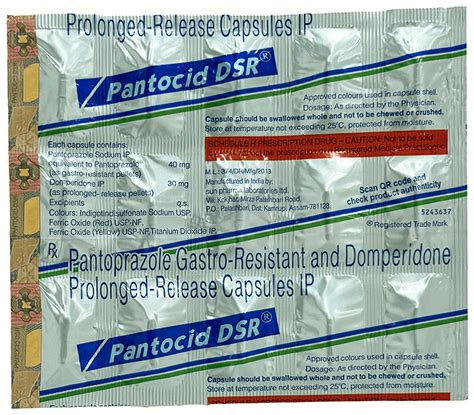 Pantocid DSR Capsule: Price, Uses, Side Effects & How to Use - MediBuddy