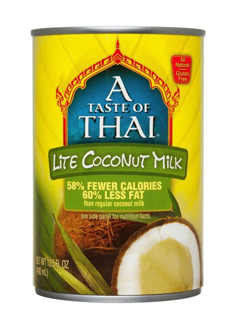 A Taste of Thai Lite Coconut Milk, 13.5 Fluid Ounce -- 12 per case ...