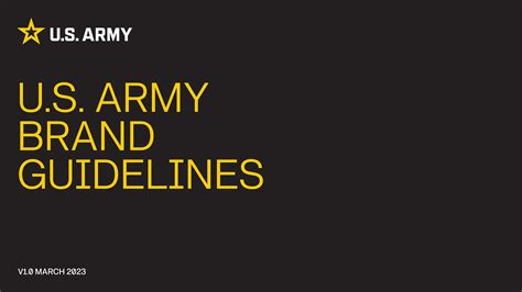 U.S. ARMY — Logo & Brand identity — Brand Guidelines :: Behance