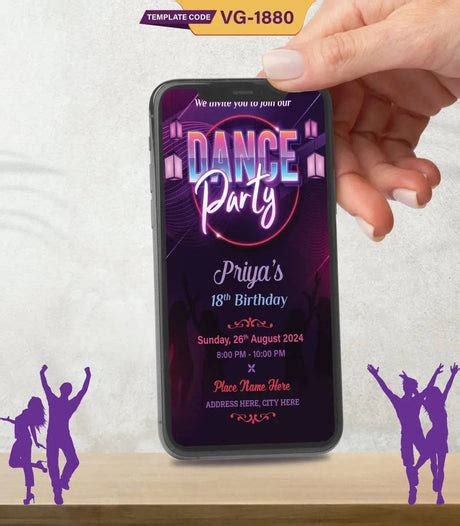 Dance Party Invitations | Unique E-Invites – VideoGiri