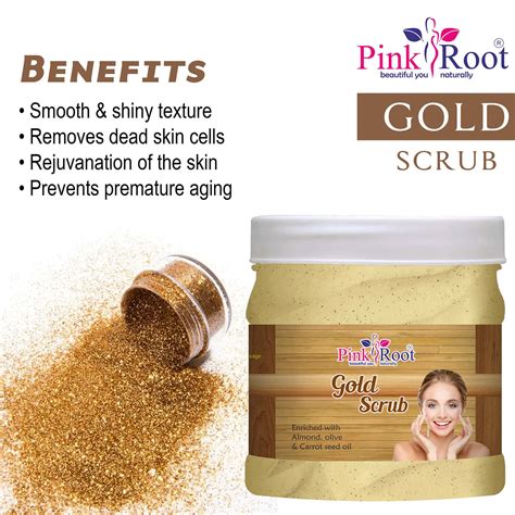Buy PINK ROOT GOLD SCRUB 500ML Online & Get Upto 60% OFF at PharmEasy