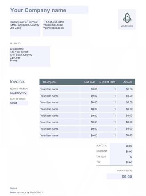 Sole Trader Invoice Example 的图像结果