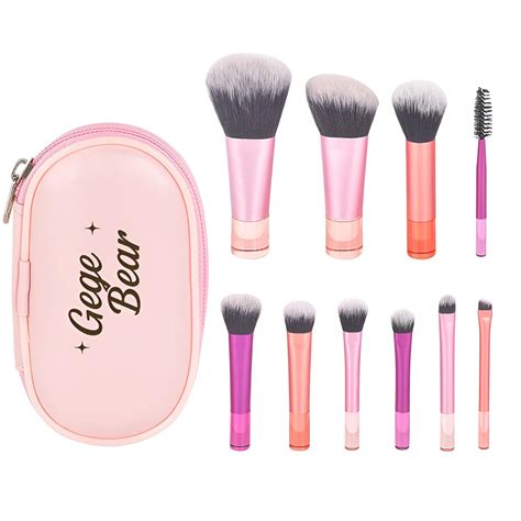 Gege Bear Mini Makeup Brush Set | Blush, Highlighter, Concealer for ...