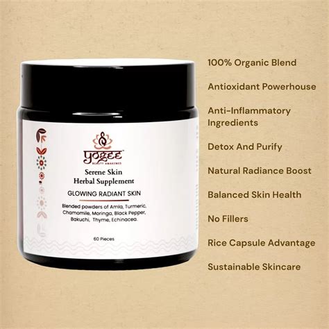 Serene Skin Herbal Supplement Capsule for Healthy Skin – YOGEZ