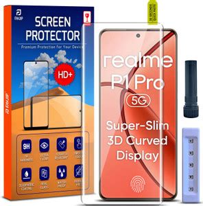 FAVJIP Edge To Edge Tempered Glass for Realme P1 Pro, Realme P1 Pro 5G ...
