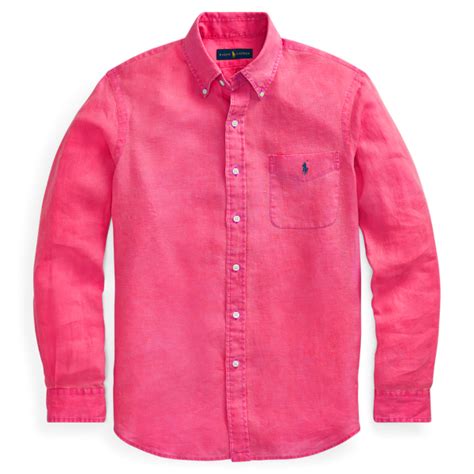 Classic Fit Linen Shirt for Men | Ralph Lauren® IN