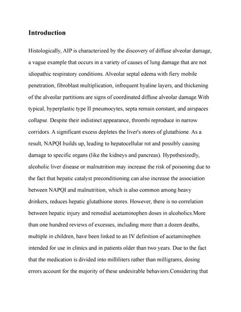 Alveolar septal edema - Introduction Histologically, AIP is ...