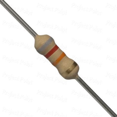 82K Ohm 0.25W Carbon Film Resistor 5%, CFR, Color Code Resistor, Color ...
