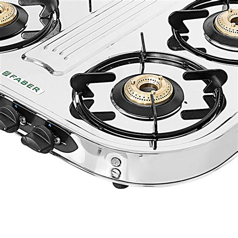 Buy HOB COOKTOP CRYSTAL 4BB SS Cooktop Online - Faber India - Buy now ...