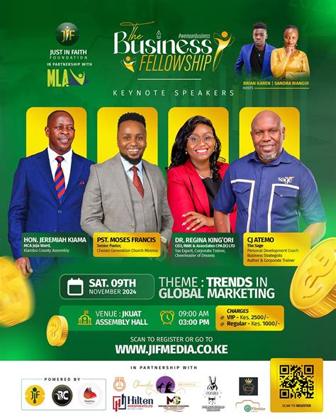 THE BUSINESS FELLOWSHIP 2024, JKUAT Main Campus - Assembly Hall, Nyeri ...