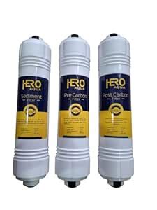 AMPHIL® Inline Filter Complete Set with Pre Carbon, Sediment Filter ...