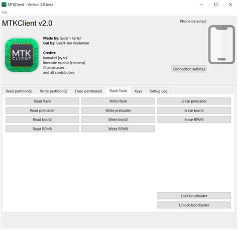 Image result for Mtkclient GUI 2 0